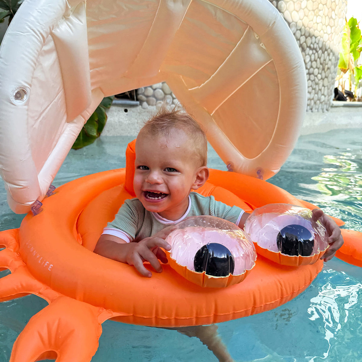 Baby Float - Sonny the Sea Creature Neon Orange