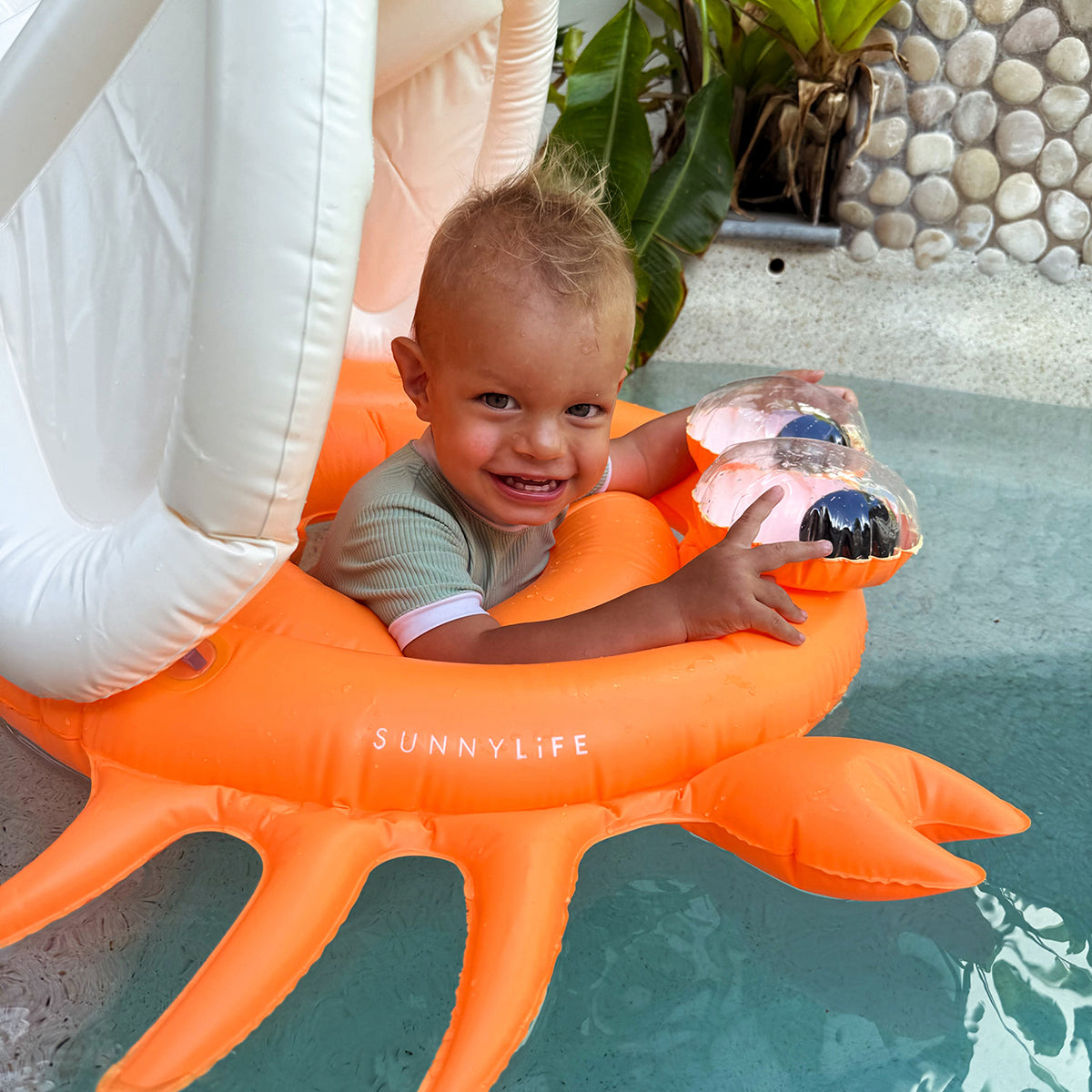 Baby Float - Sonny the Sea Creature Neon Orange