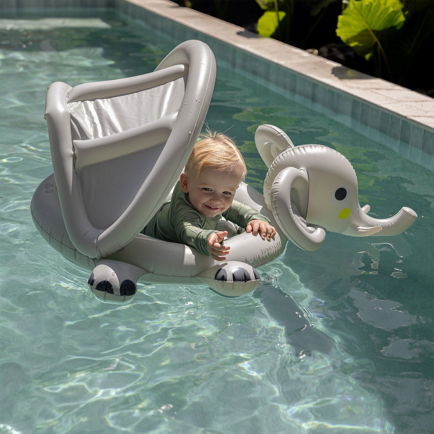 Baby Float - Eli the Elephant Grey