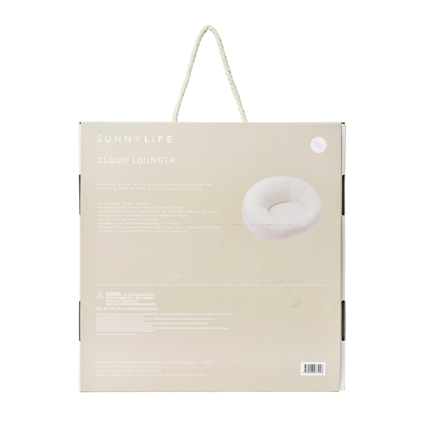 Cloud Lounger - Cream