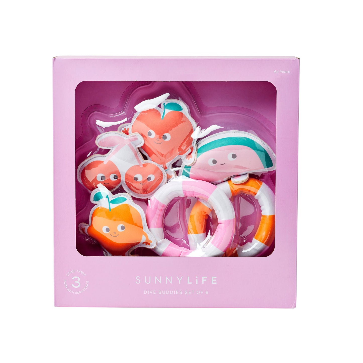 Dive Buddies - Poppy the Peach Set of 6