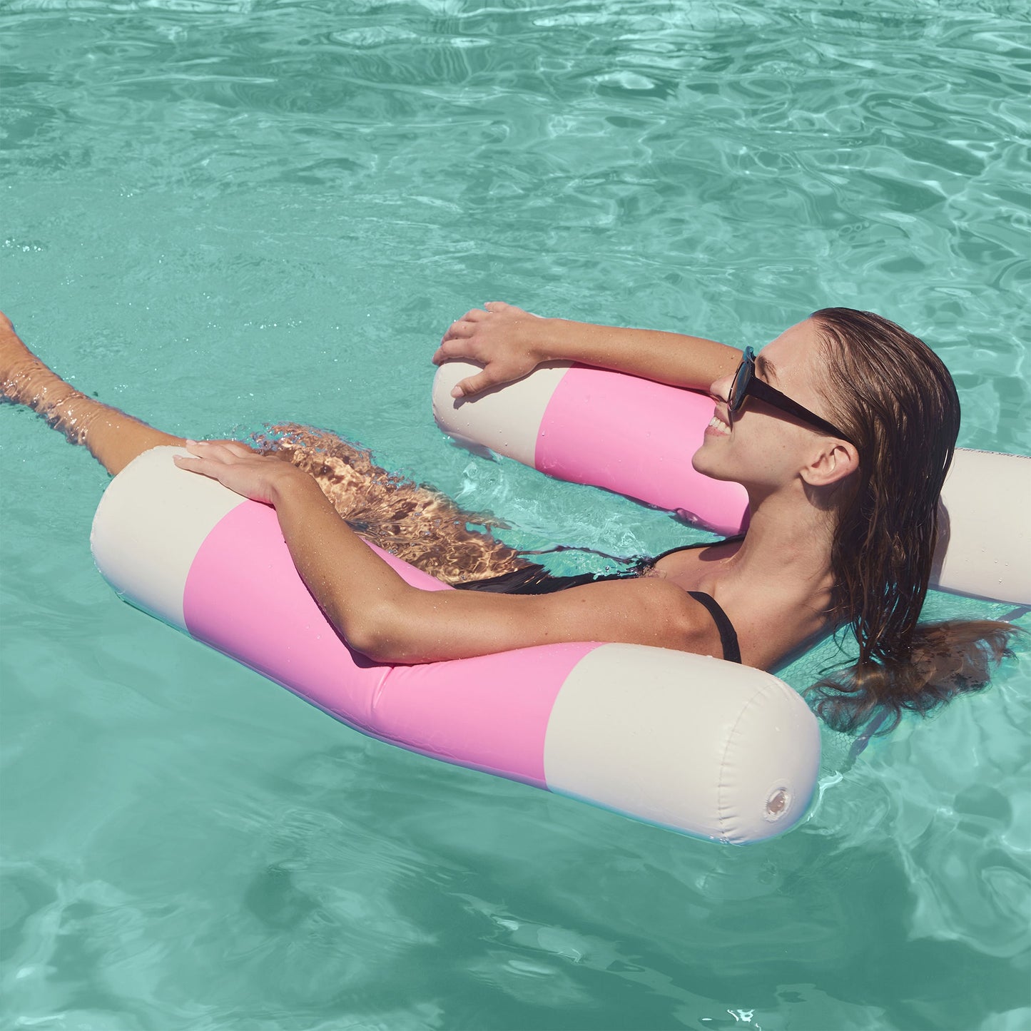 Floating Hammock - Pool Party Magenta