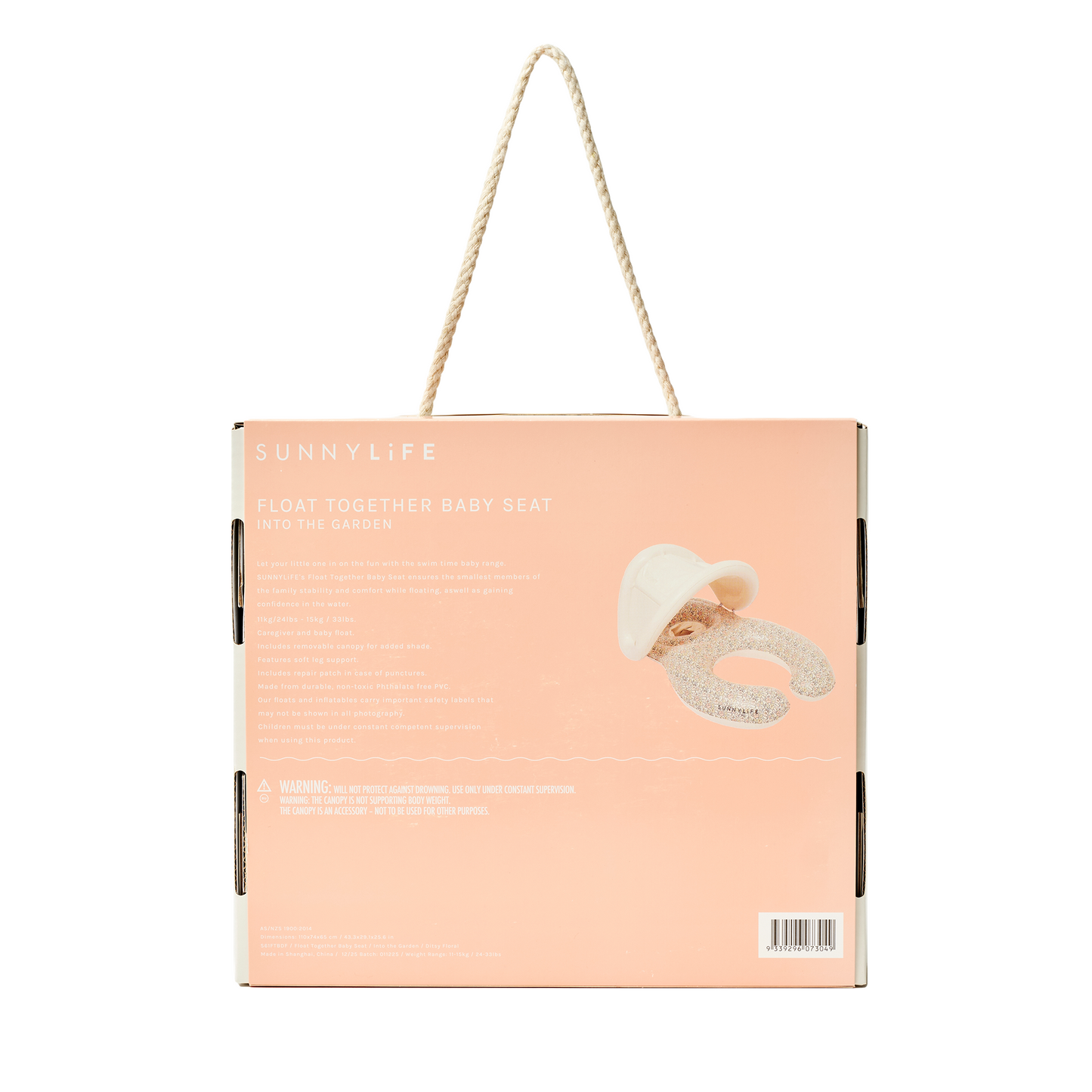 Float Together Baby Seat - Into the Garden Ditsy Floral