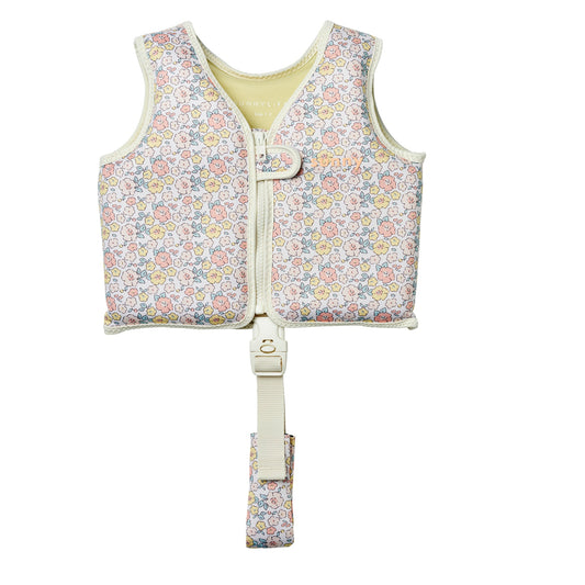 Kids Swim Vest 1-2 - Into the Garden Ditsy Floral
