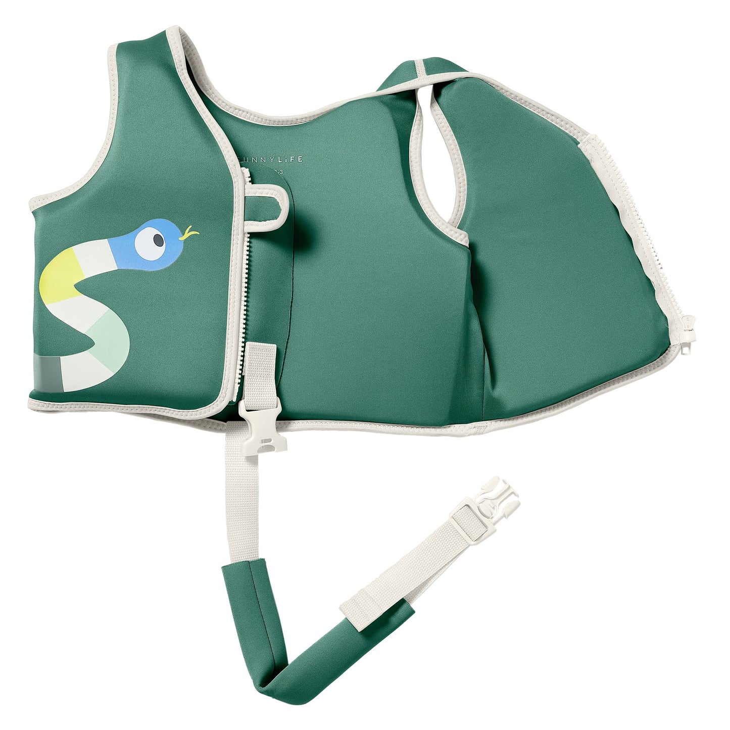 Kids Swim Vest 2-3 - Into the Jungle Green