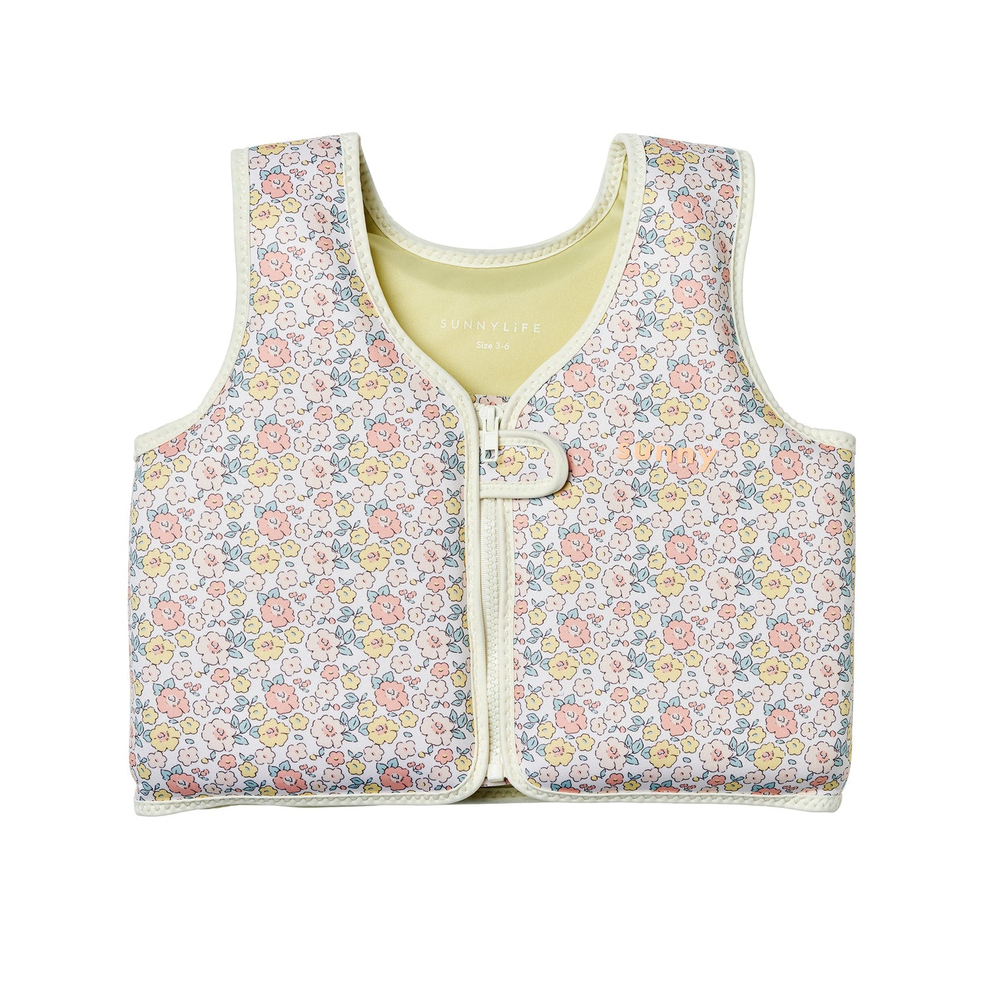 Kids Swim Vest 3-6 - Into the Garden Ditsy Floral
