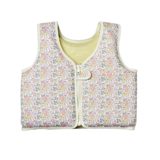 Kids Swim Vest 3-6 - Into the Garden Ditsy Floral