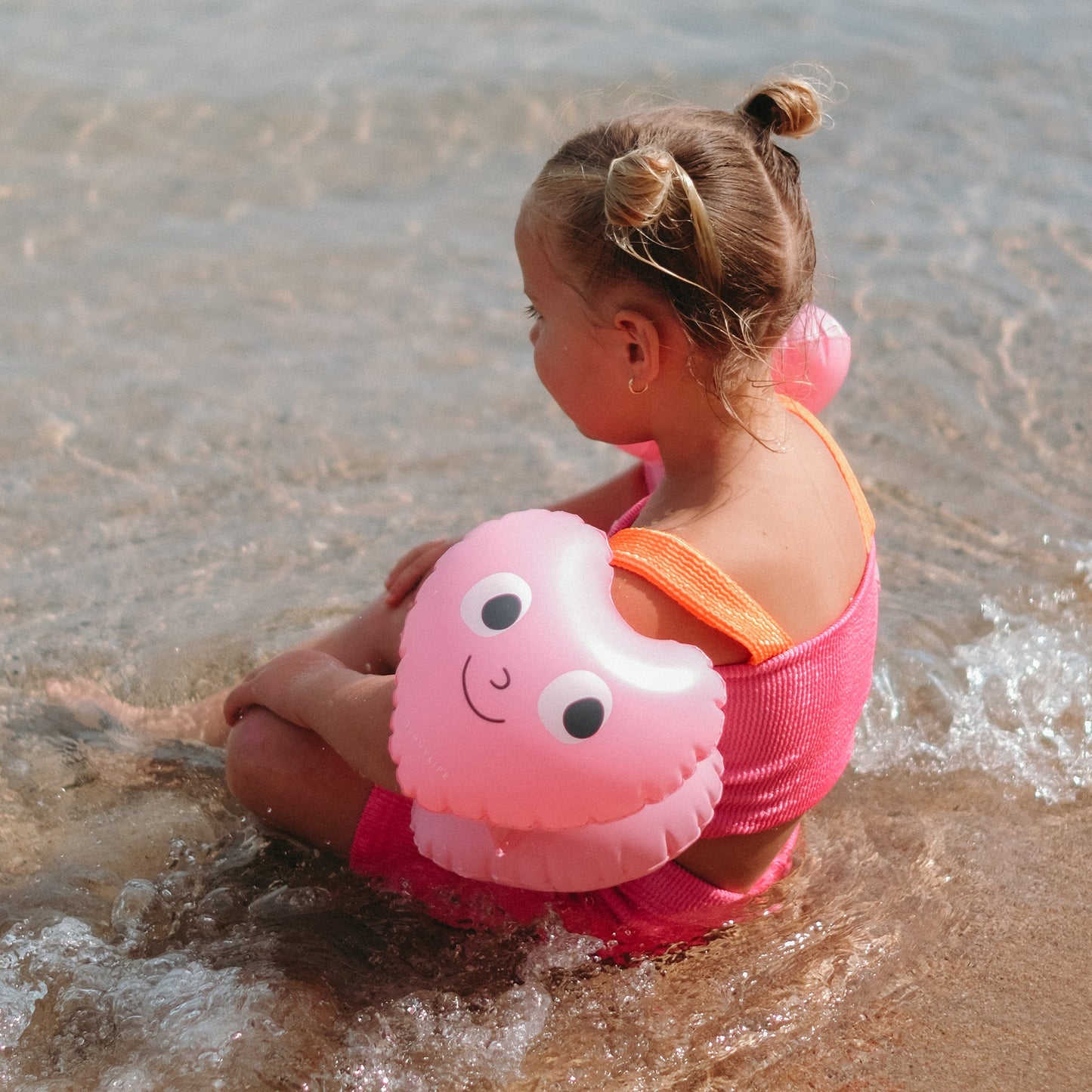 Inflatable Arm Band - Poppy the Peach Pink