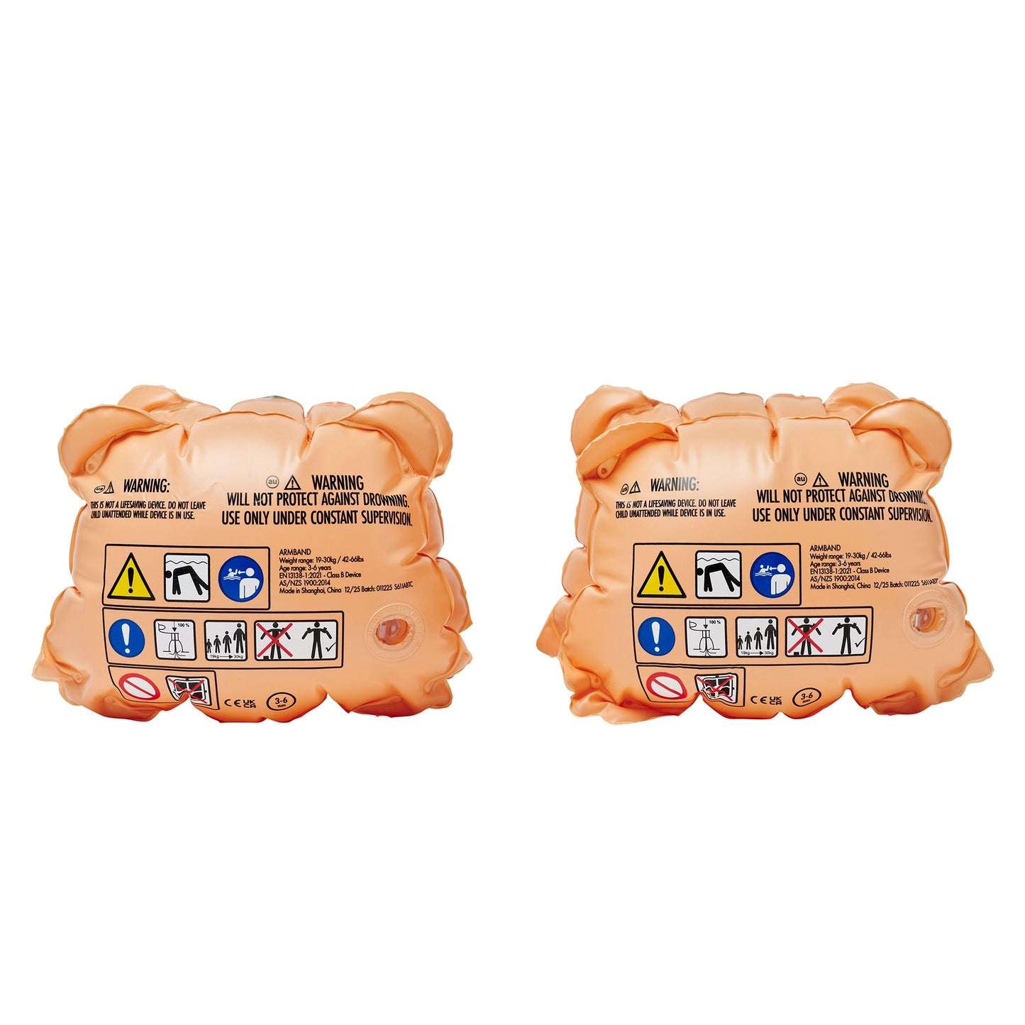 Inflatable Arm Band - Tino the Tiger Clay