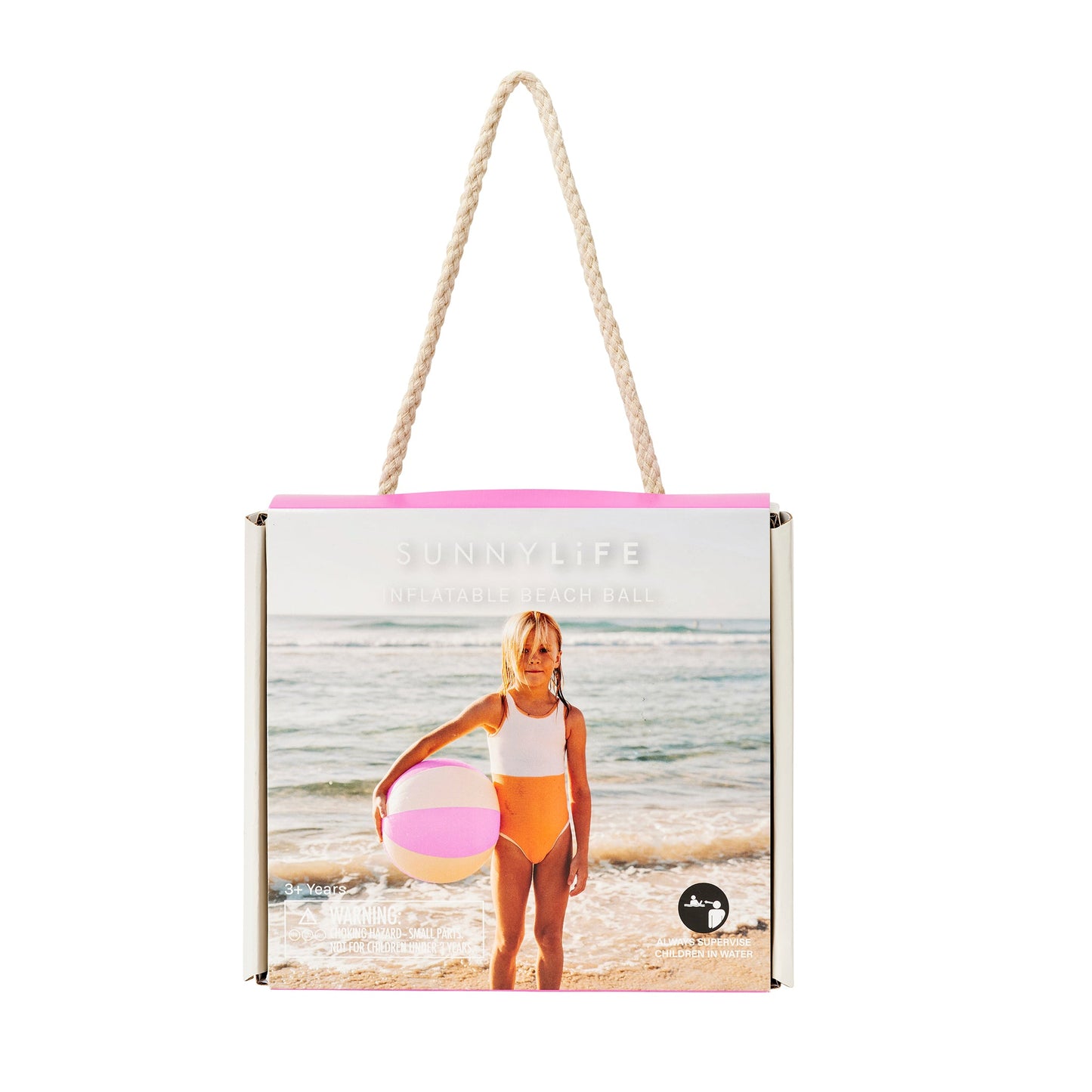 Inflatable Beach Ball - Pool Party Magenta