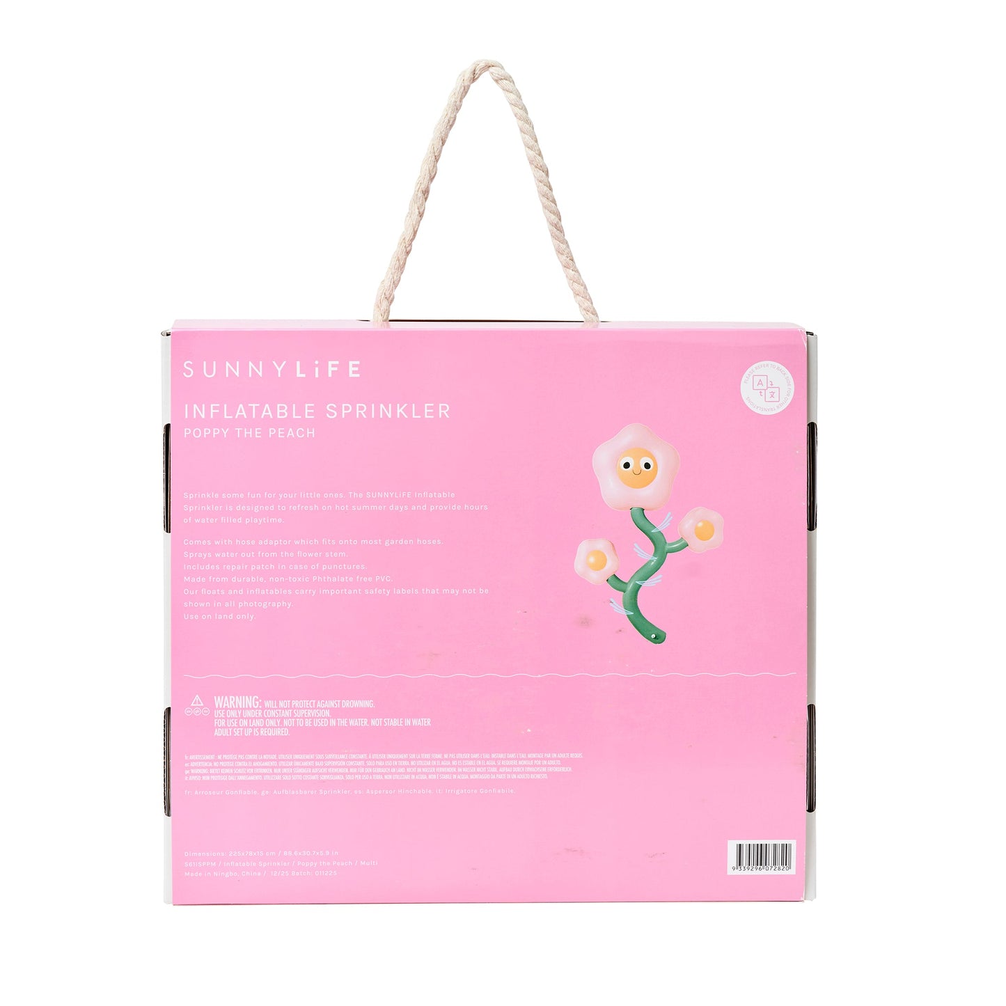 Inflatable Sprinkler - Poppy the Peach