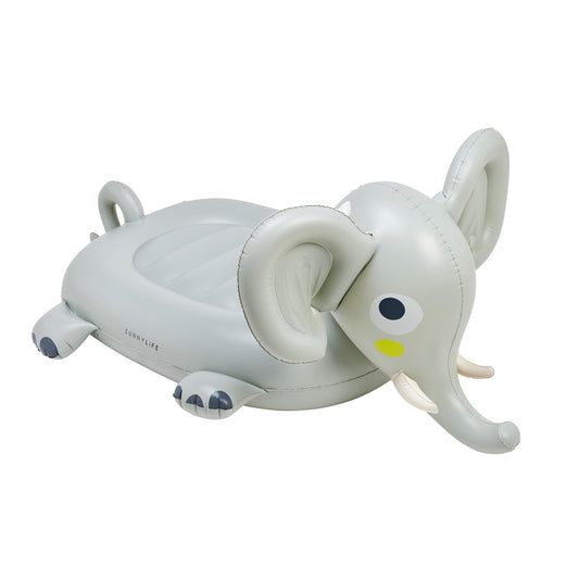 Kids Ride-On Float - Eli the Elephant Grey