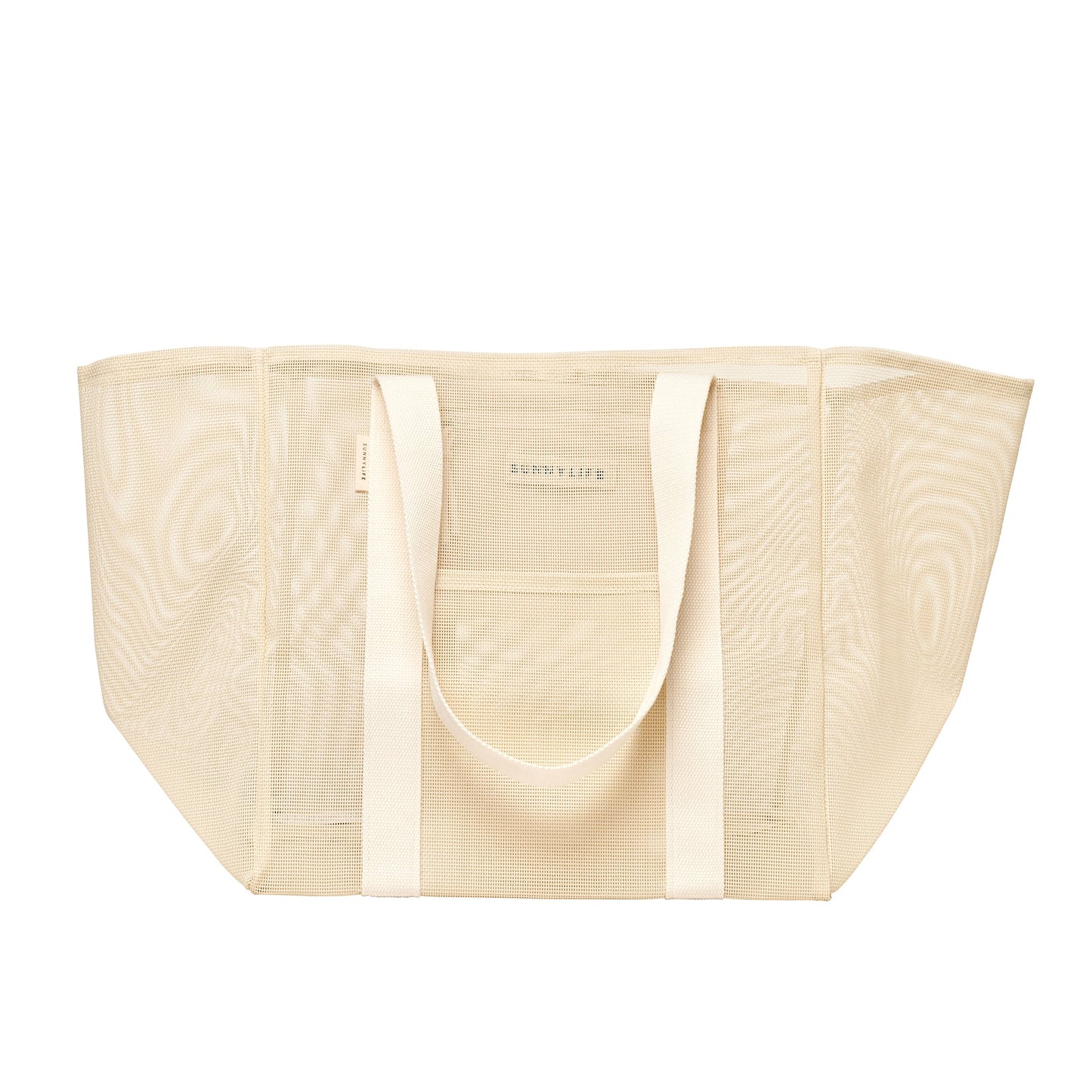 Mesh Beach Bag - Oyster Cream