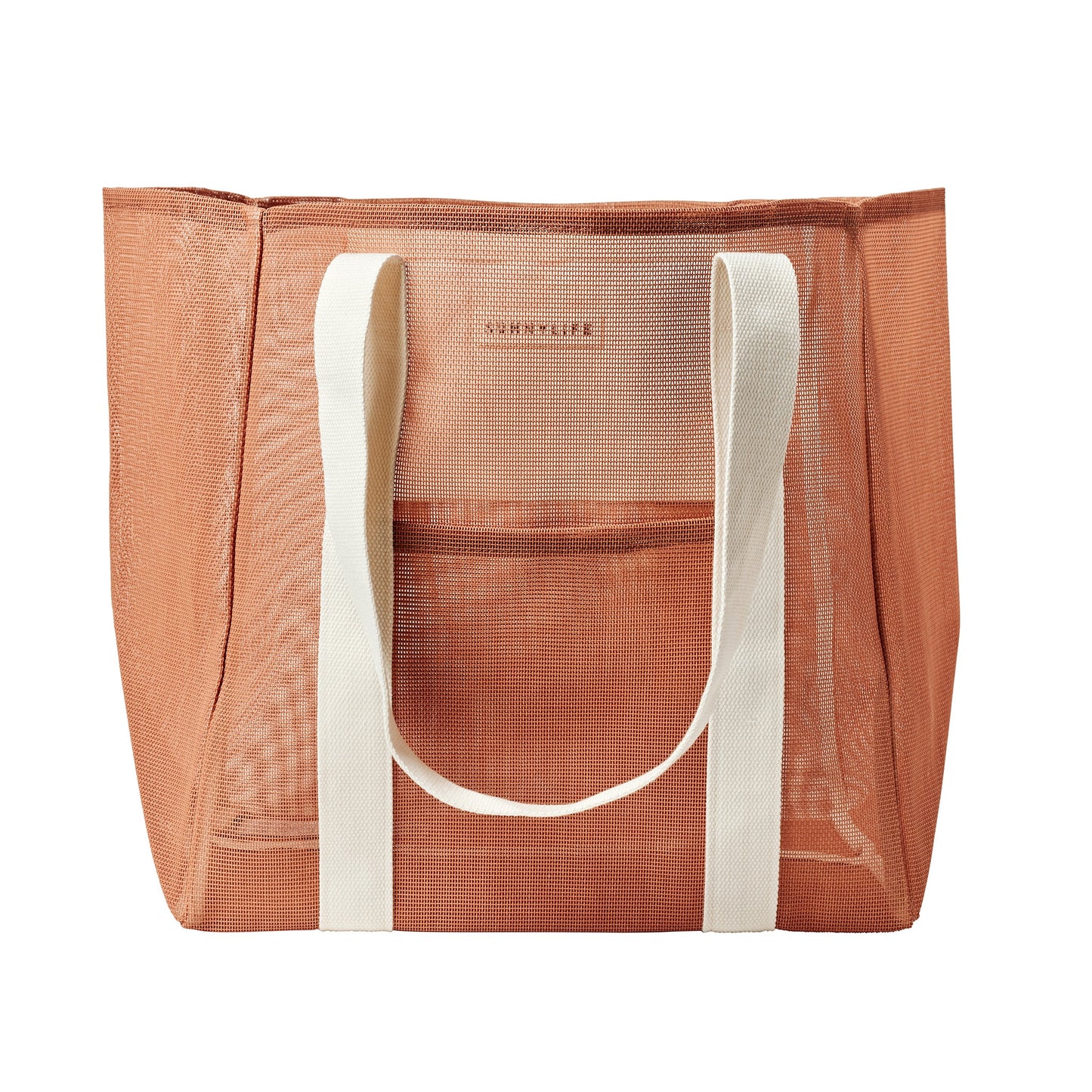 Mesh Beach Bag - Tierra Clay