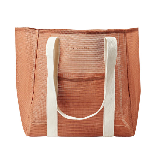 Mesh Beach Bag - Tierra Clay