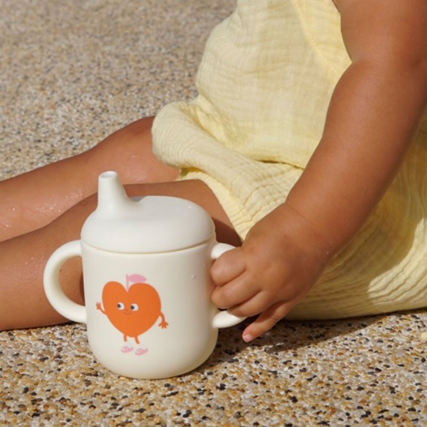 Sippy Cup - Poppy the Peach Cream