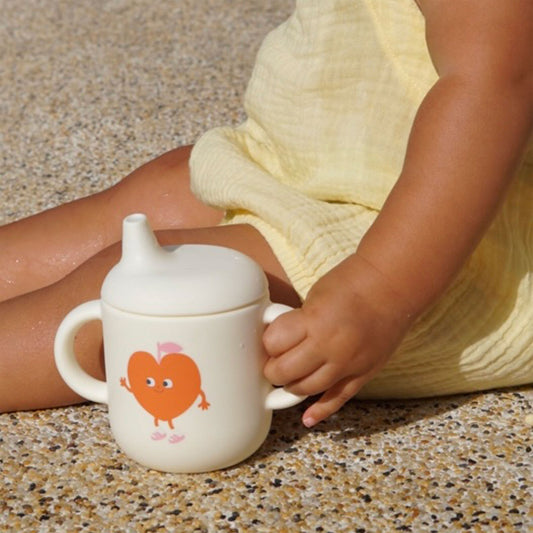 Sippy Cup - Poppy the Peach Cream