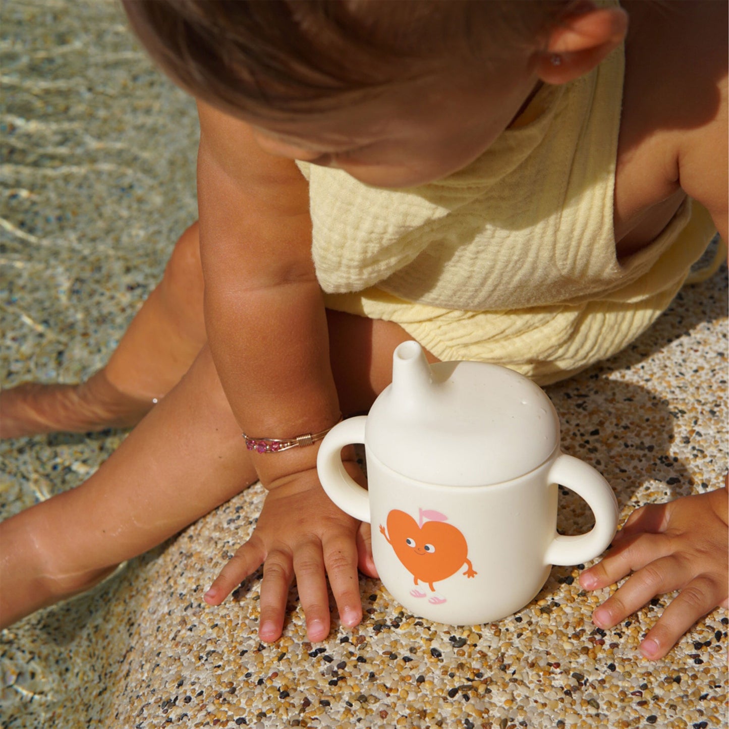Sippy Cup - Poppy the Peach Cream