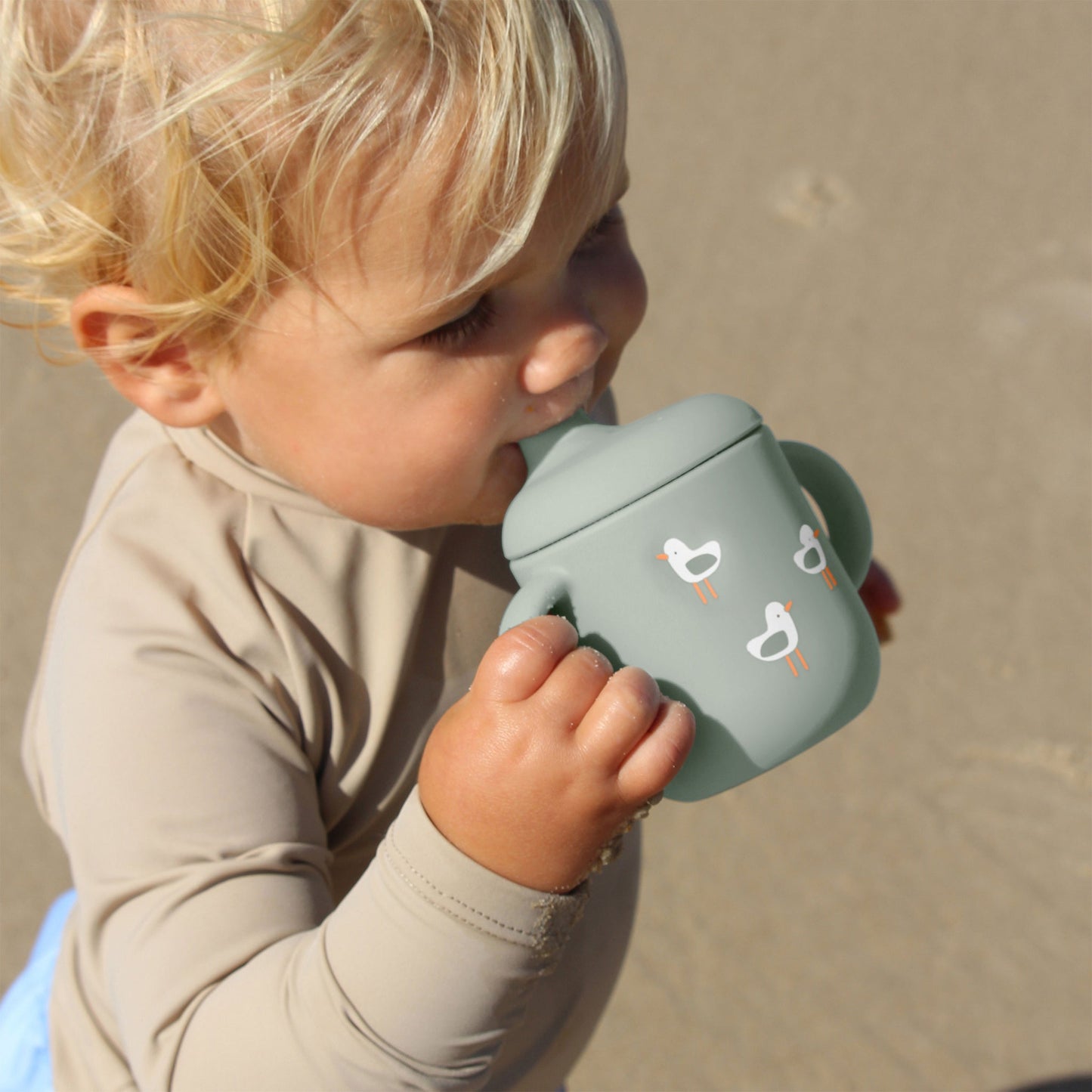 Sippy Cup - Sammy the Seagull Green