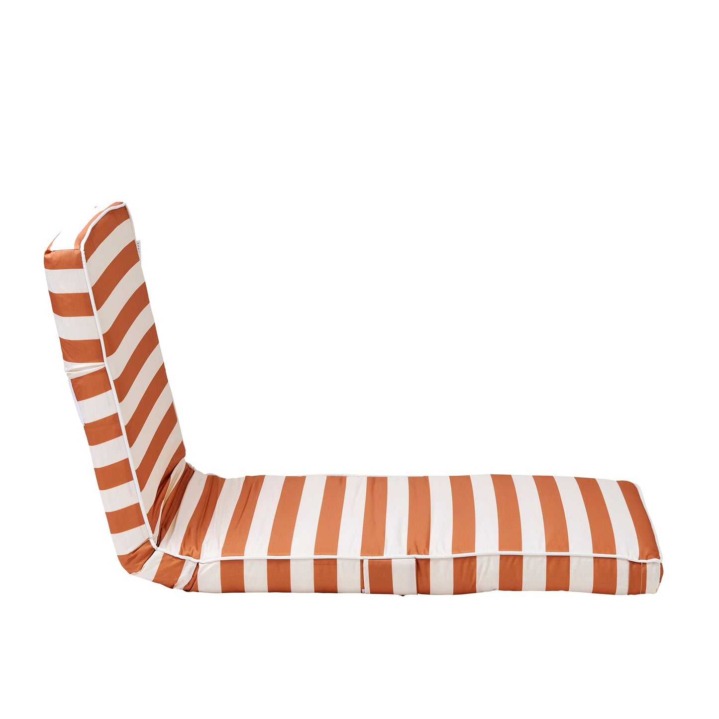 The Lounger Chair - Tierra Clay Stripe