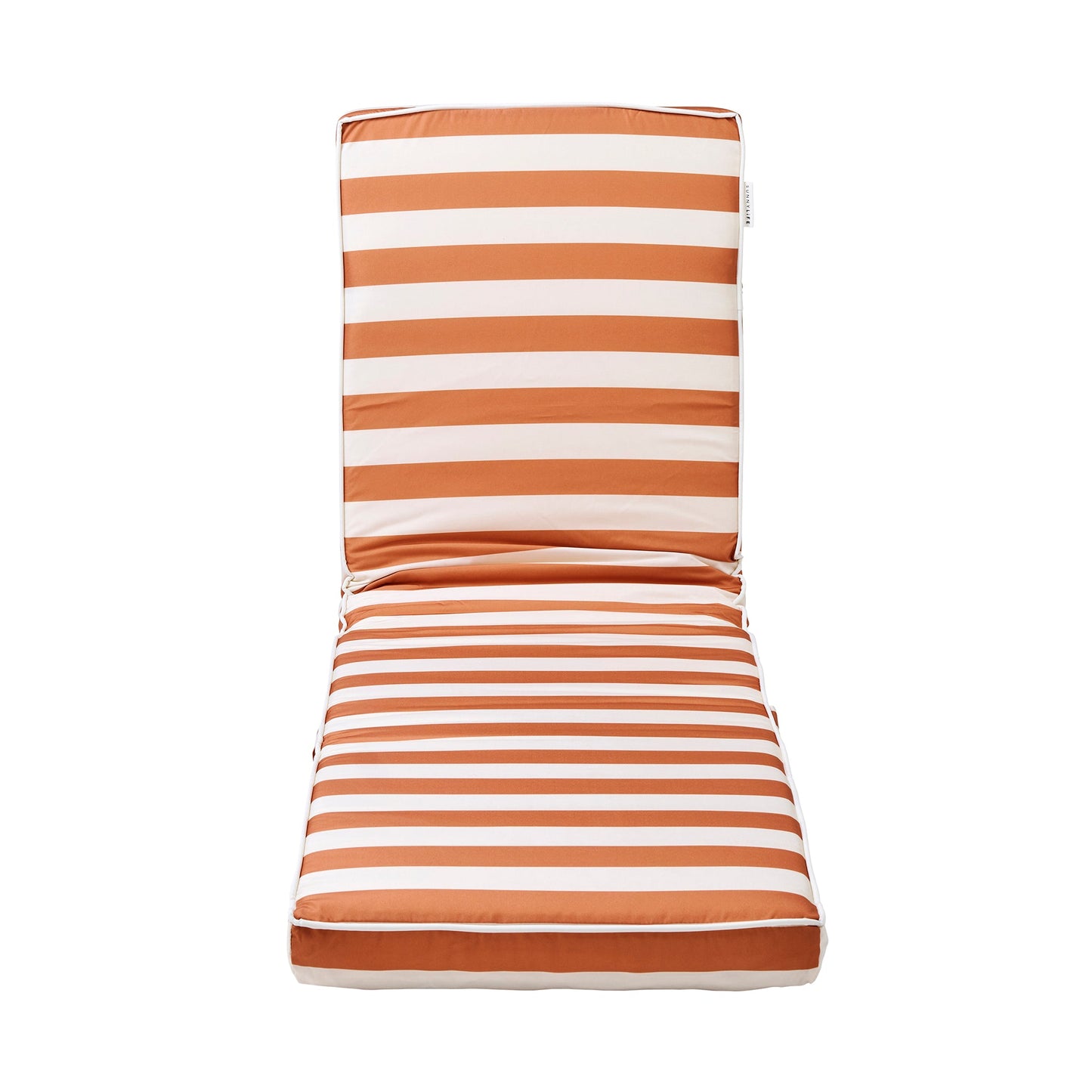 The Lounger Chair - Tierra Clay Stripe