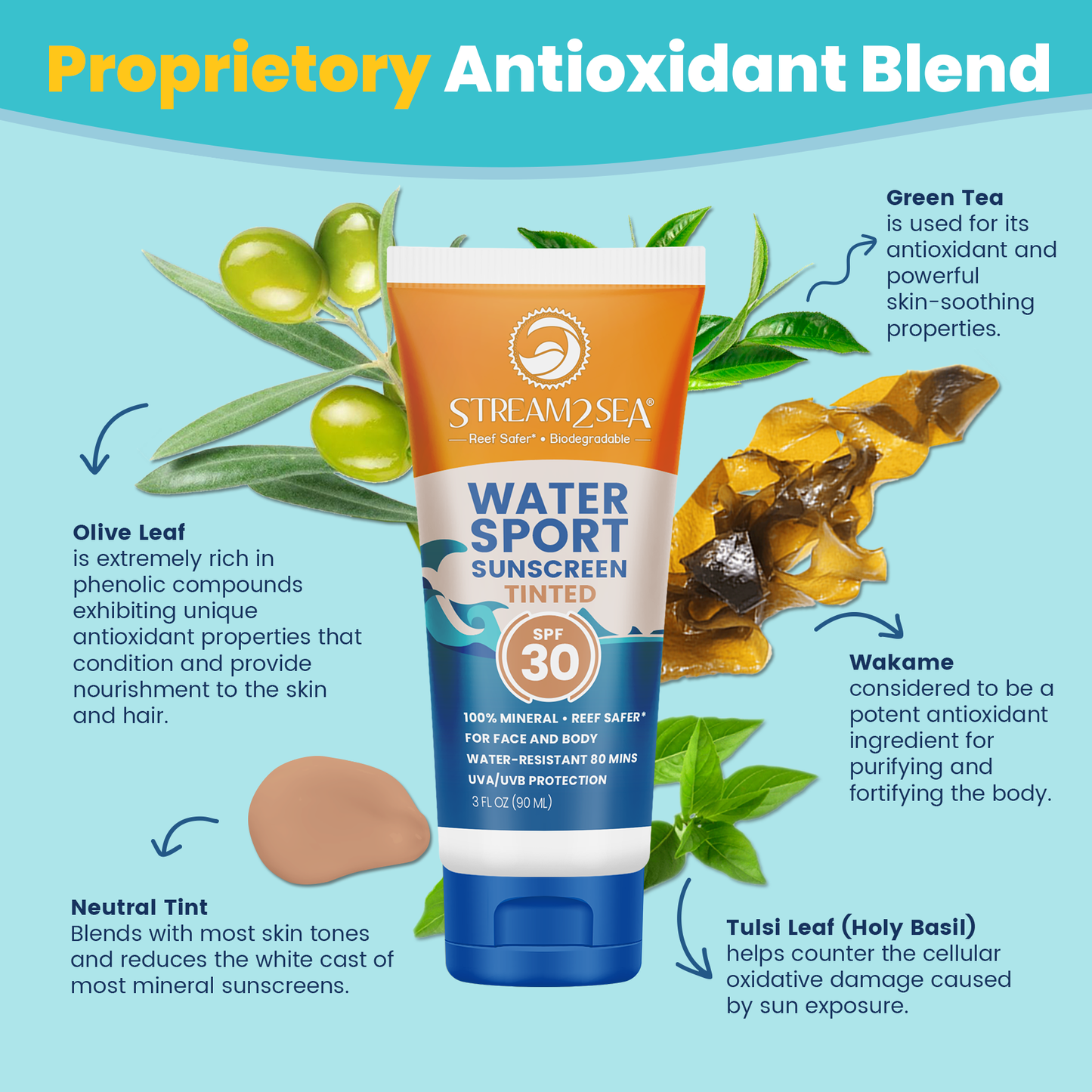 Tinted Sunscreen for Face and Body Sport - SPF 20