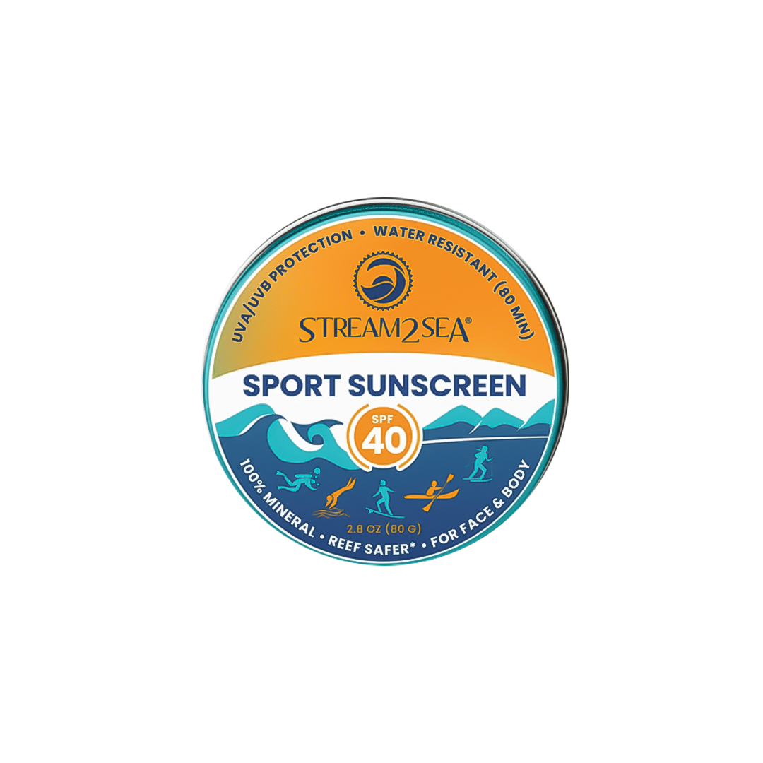 STREAM2SEA Reef-Safe SPF 40 Sport Sunscreen Zinc Balm