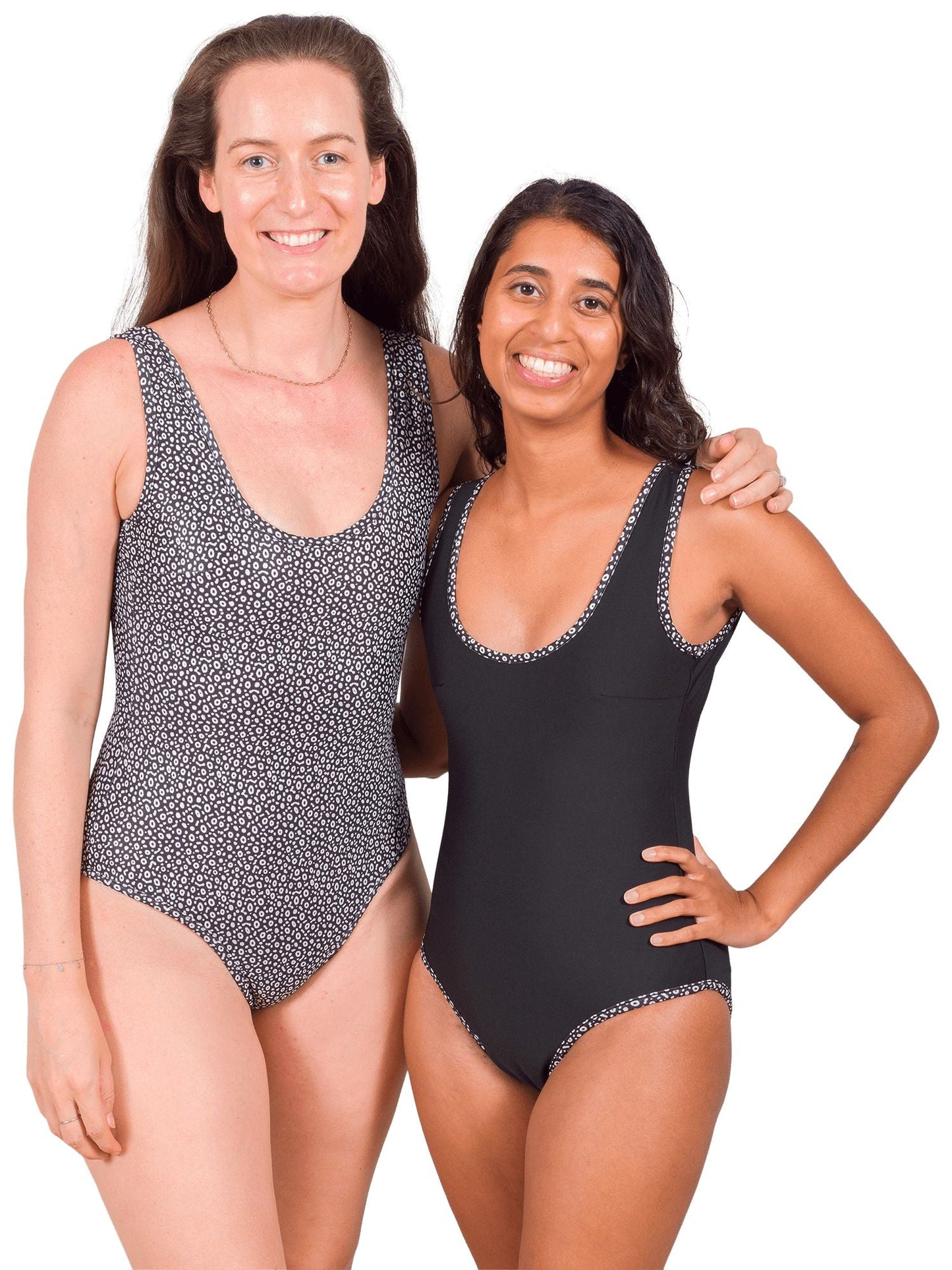 Spotted Eagle Ray Reversible One-Piece Swimsuit