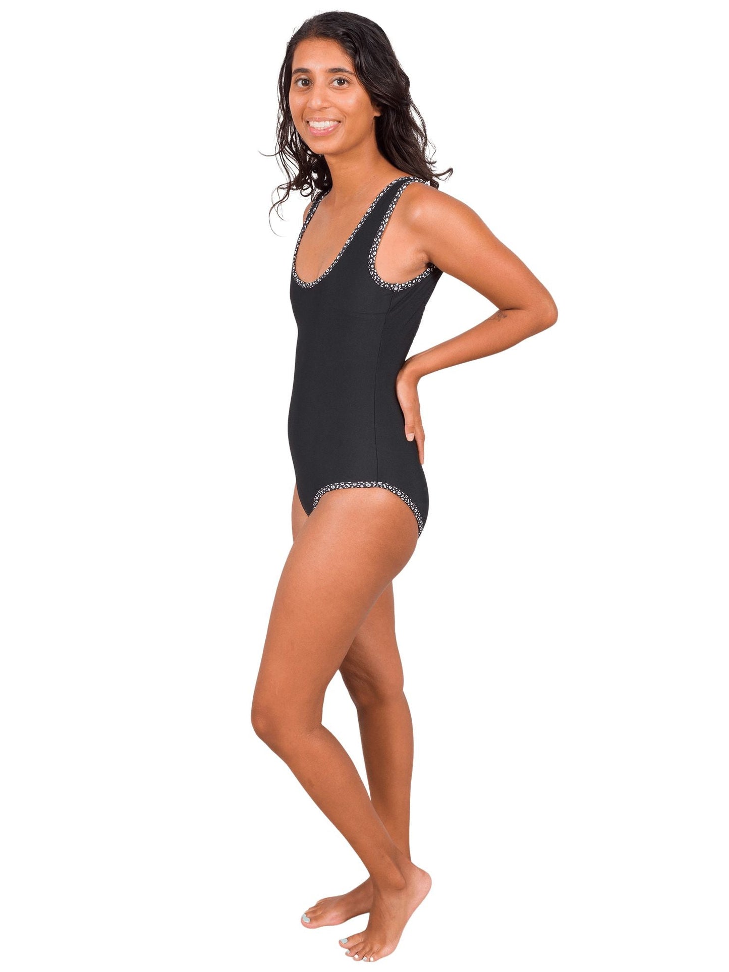 Spotted Eagle Ray Reversible One-Piece Swimsuit