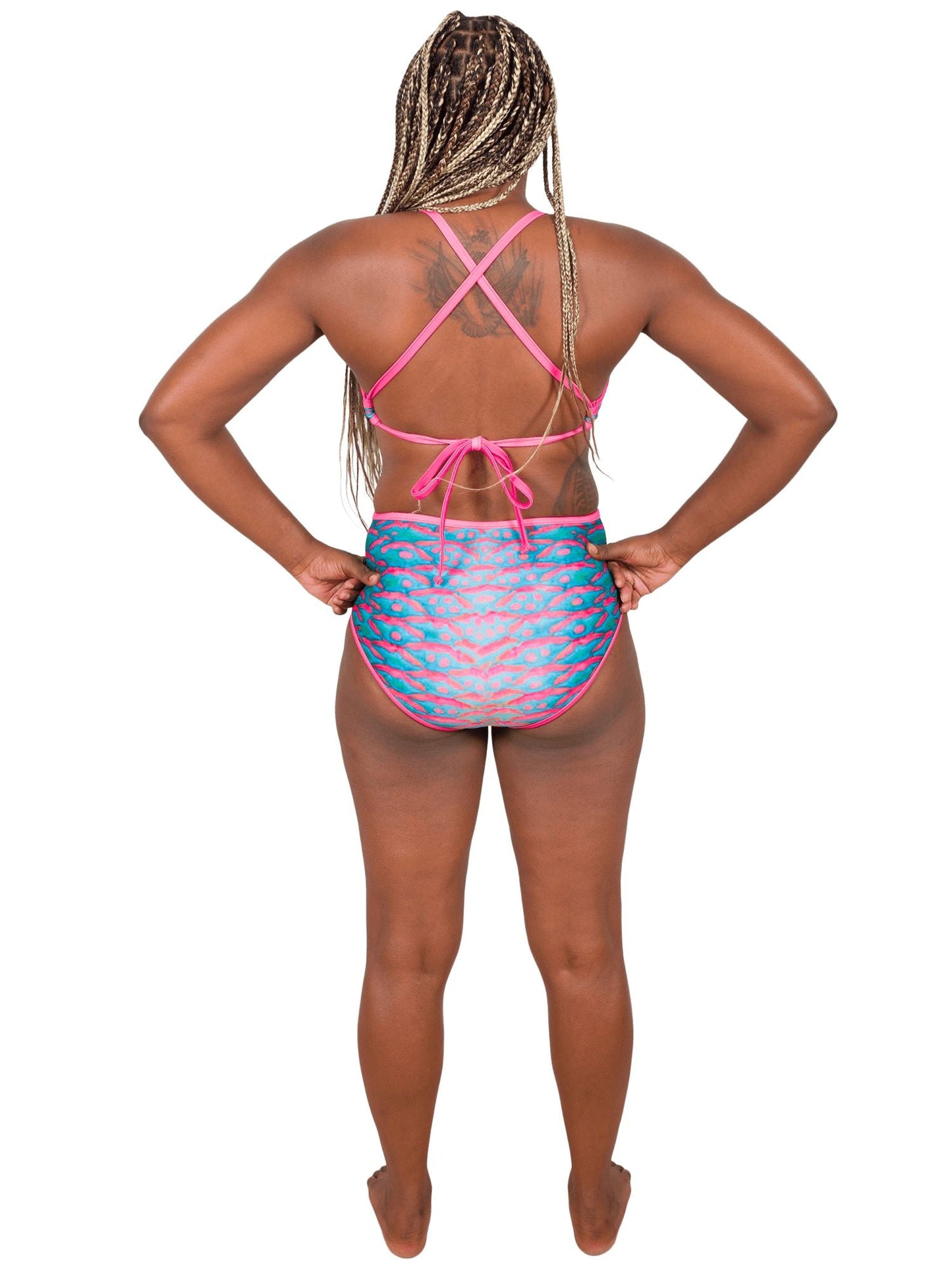 Parrotfish Protection Reversible High-Waisted Bikini Bottom