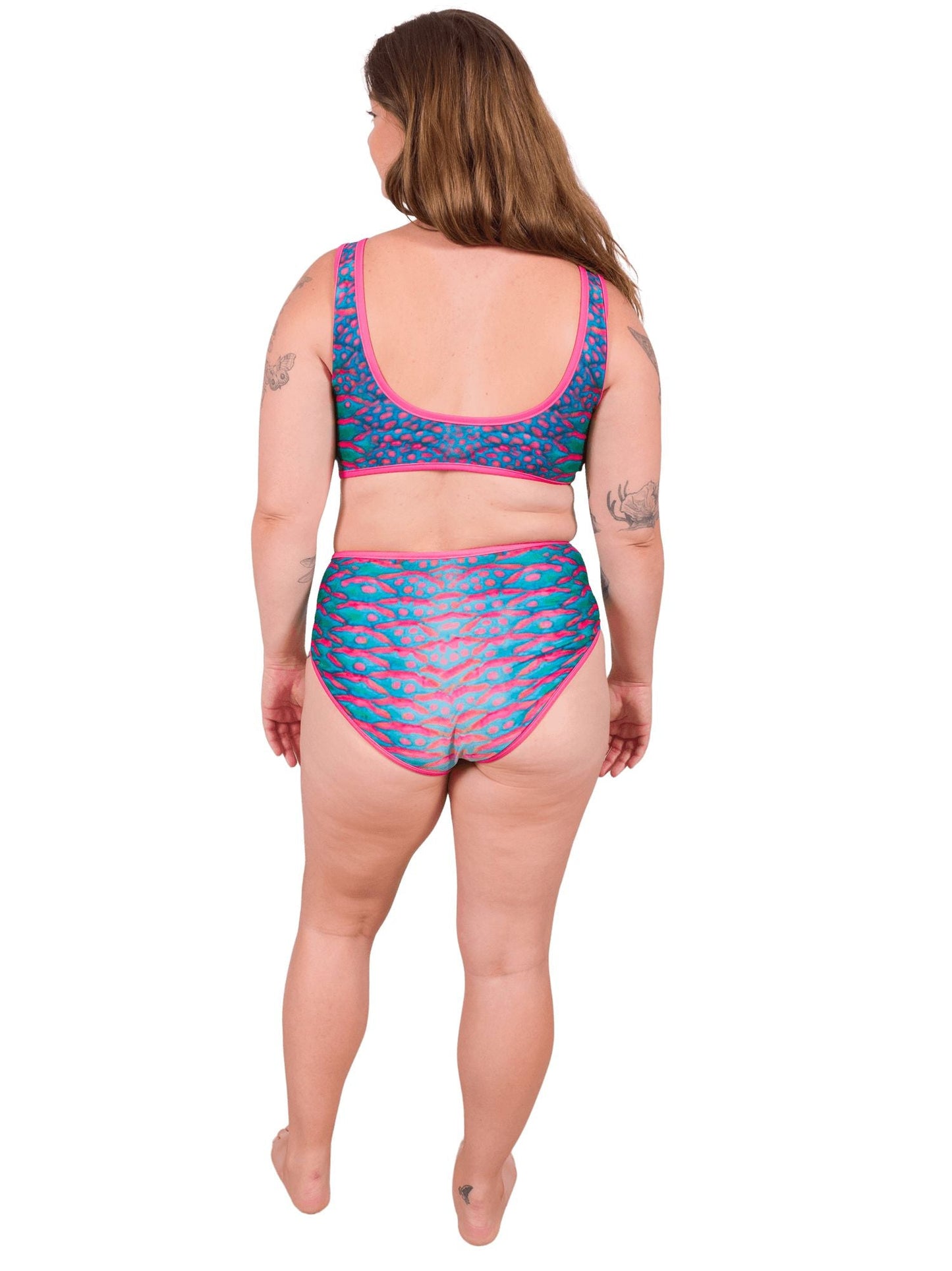 Parrotfish Protection Reversible High-Waisted Bikini Bottom