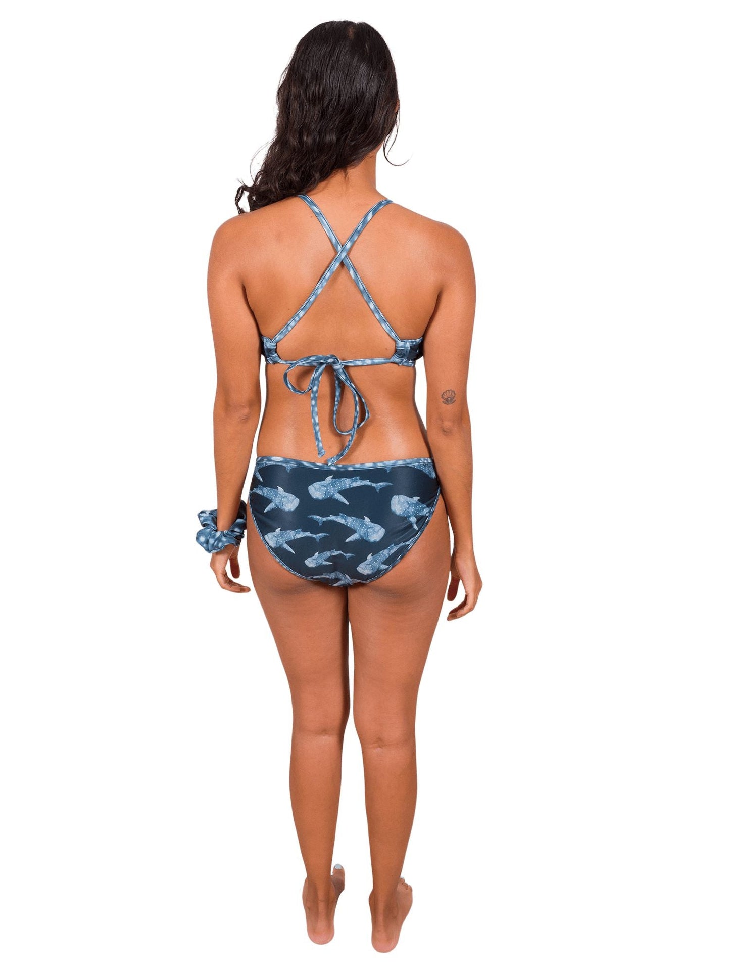 Whale Shark Warrior Reversible Classic Bikini Bottom