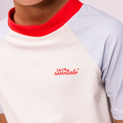 Swim Shirt Short Sleeves - Multicolored - Seas The Day