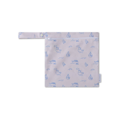 Swim Diaper - Beige/Blue - Seas The Day