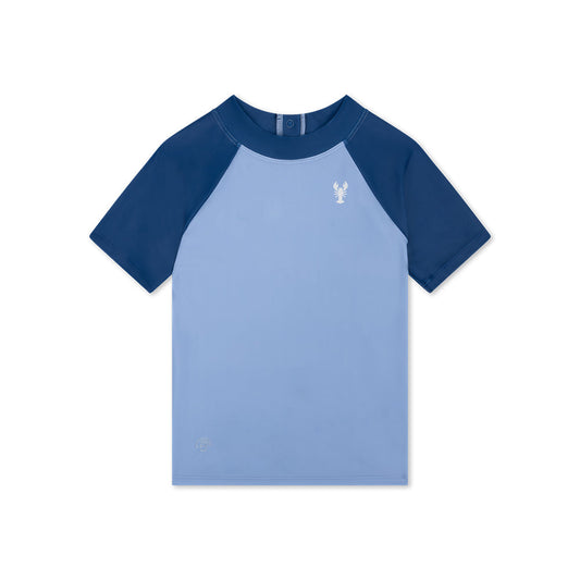 Swim Shirt Short Sleeves - Blue - Catch Of The Day