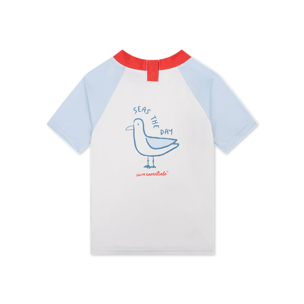Swim Shirt Short Sleeves - Multicolored - Seas The Day