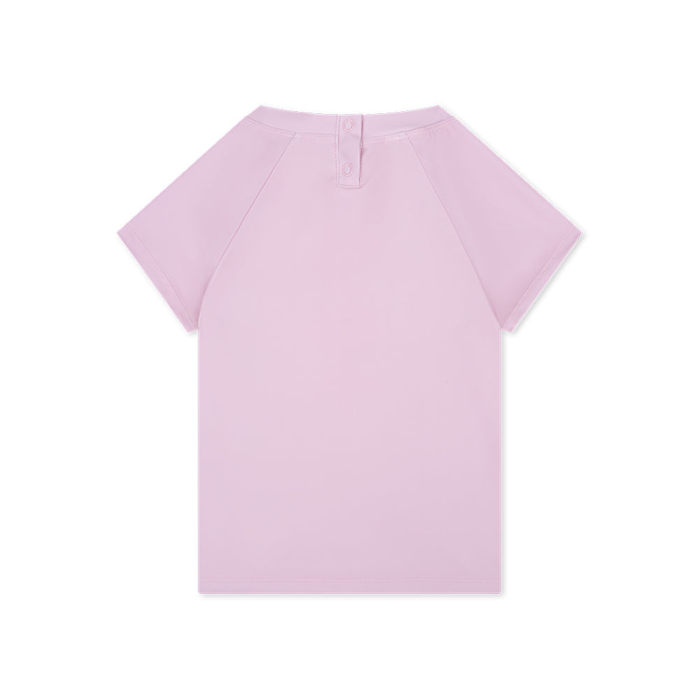 Swim Shirt Short Sleeves - Pink - Coastal Charm