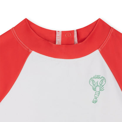 Swim Shirt Short Sleeves - Red - Catch Of The Day