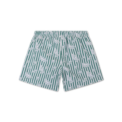 Swim Shorts - Green - Surf Dogs