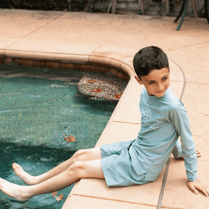 Swim Shirt - Long Sleeve - Green - Pure Tones
