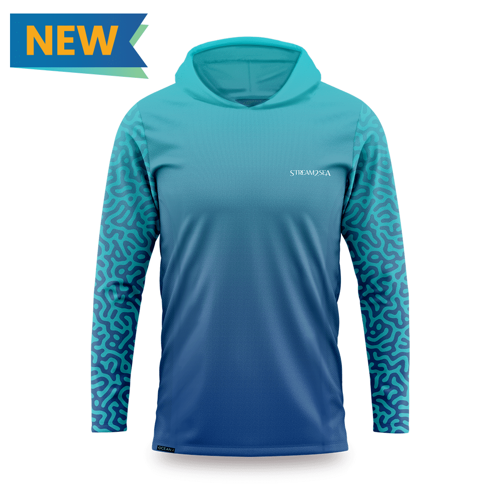 Hooded Tec Tee Unisex (Blue)