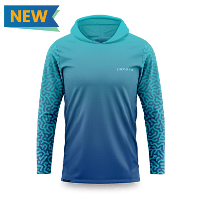 Hooded Tec Tee Unisex (Blue)