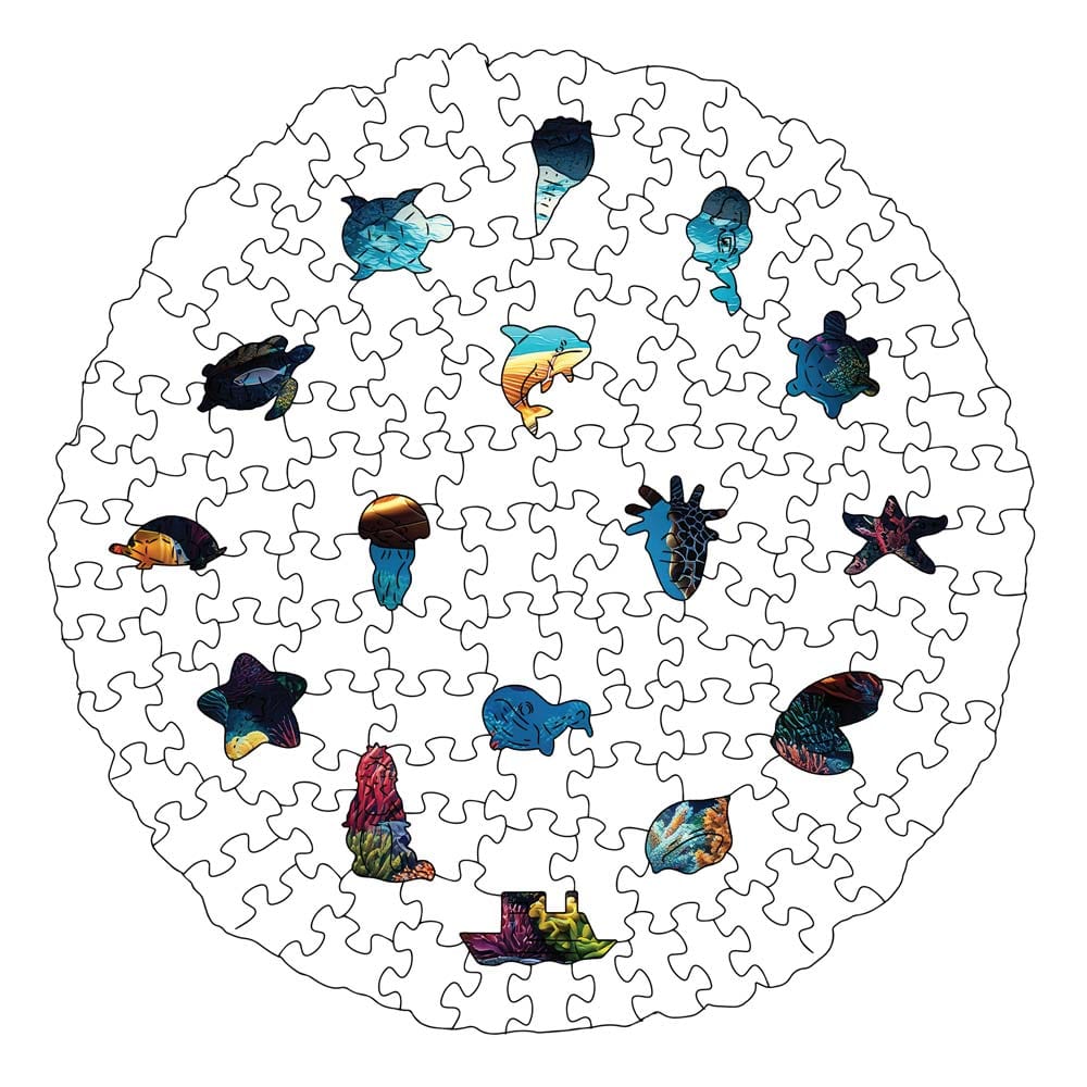 Coral Turtle - Jigsaw Puzzle