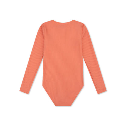 UV Swimsuit Girls With Long Sleeves - Pink - Pink Bay