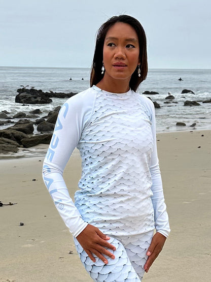 Wailea Women's Rash Guard with logo