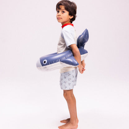 Swim Ring - Whale - Blue - Walter Whale - Ø 21.7 in