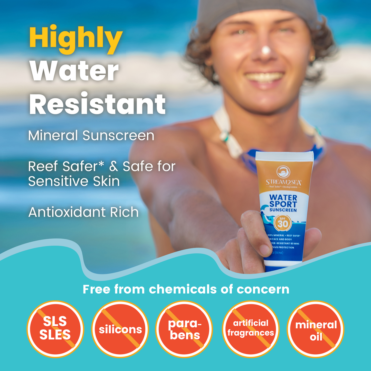 Tinted Sunscreen for Face and Body Sport - SPF 20