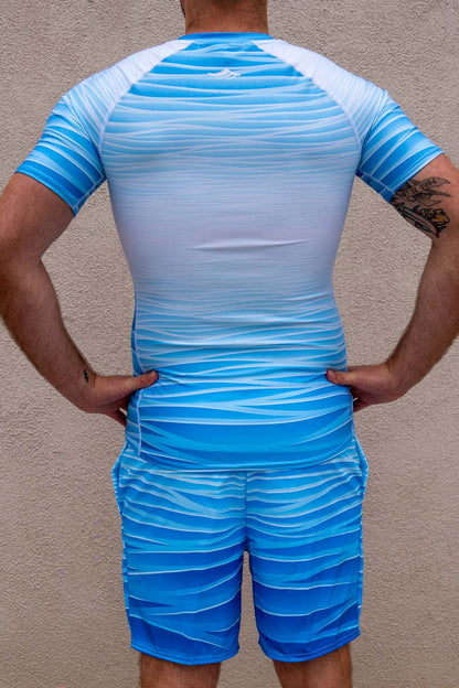 Men's Wave After Wave Short Sleeve Rash Guard