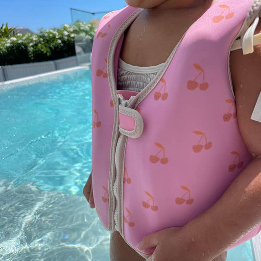 Sunnylife - Wholesale Beach/Pool Toy - Kids & Baby - Kids Swim Vest 3-6 Cotton Candy Cherry