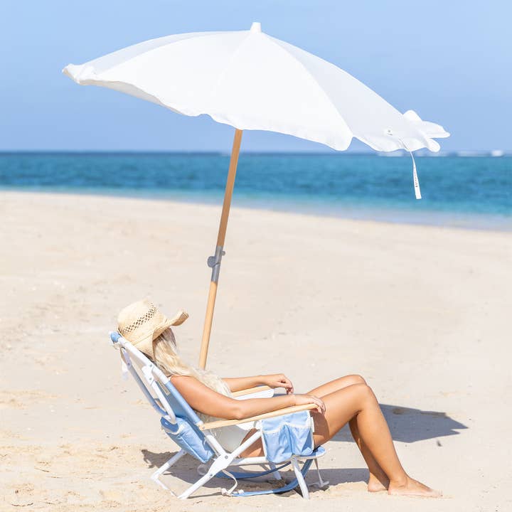 Sunnylife - Wholesale Beach Accessories - Deluxe Beach Chair La Mer Med Blue Block